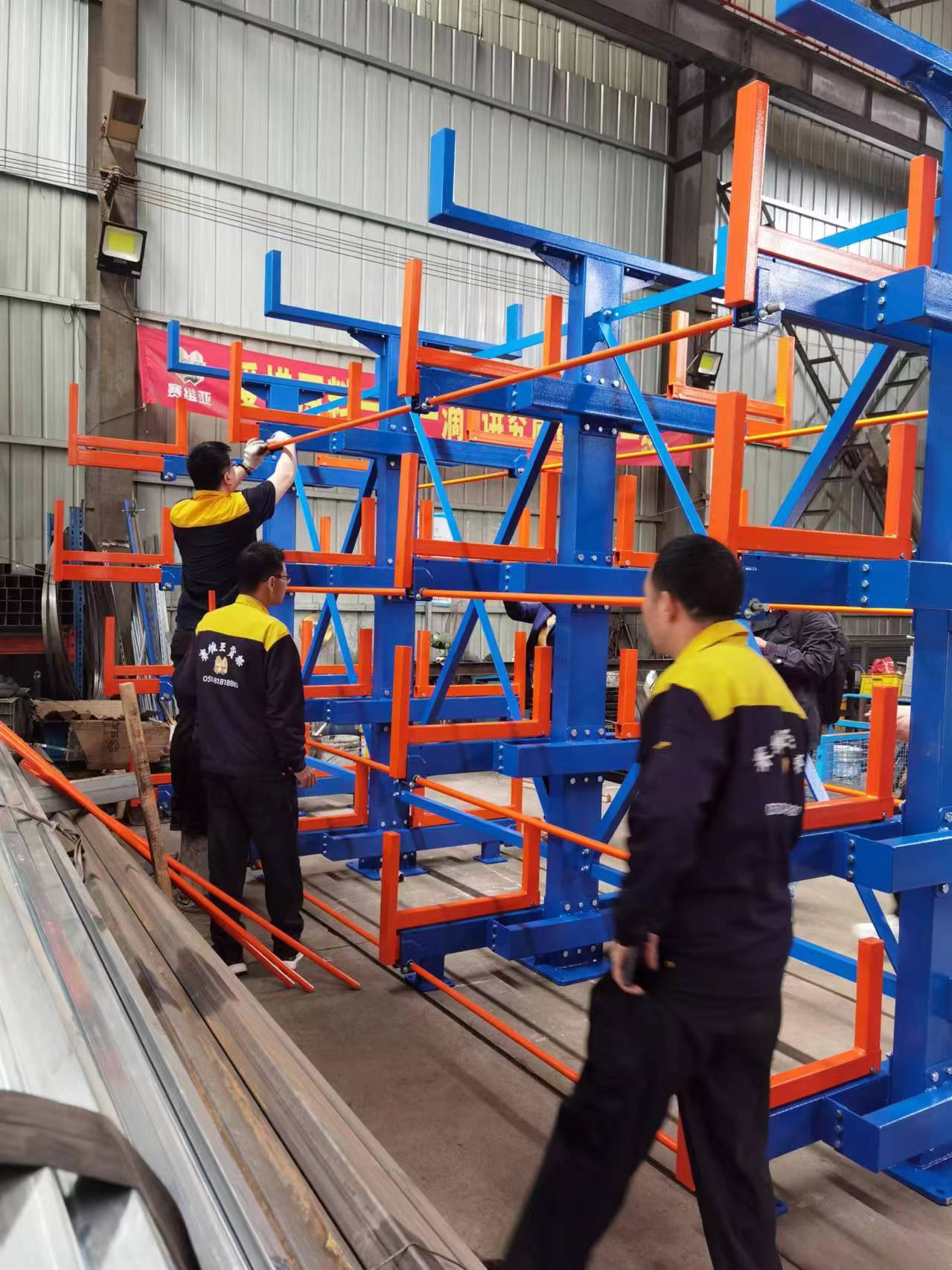 懸臂貨架,手搖懸臂貨架,伸縮懸臂貨架